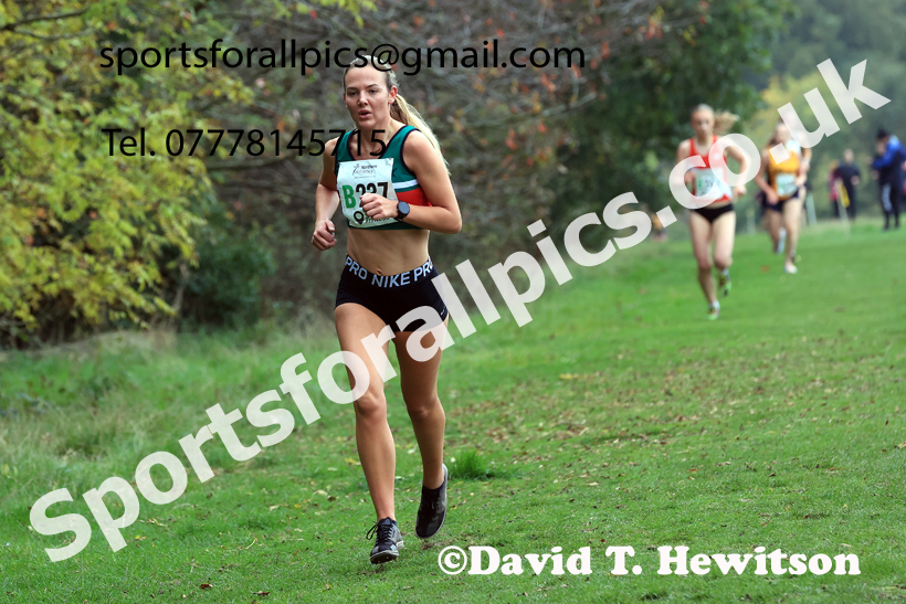 Senior Womens relay, 2025 Northern Cross Country Relays, Graves Park, Sheffield. Photo: David T. Hewitson/Sports for All Pics